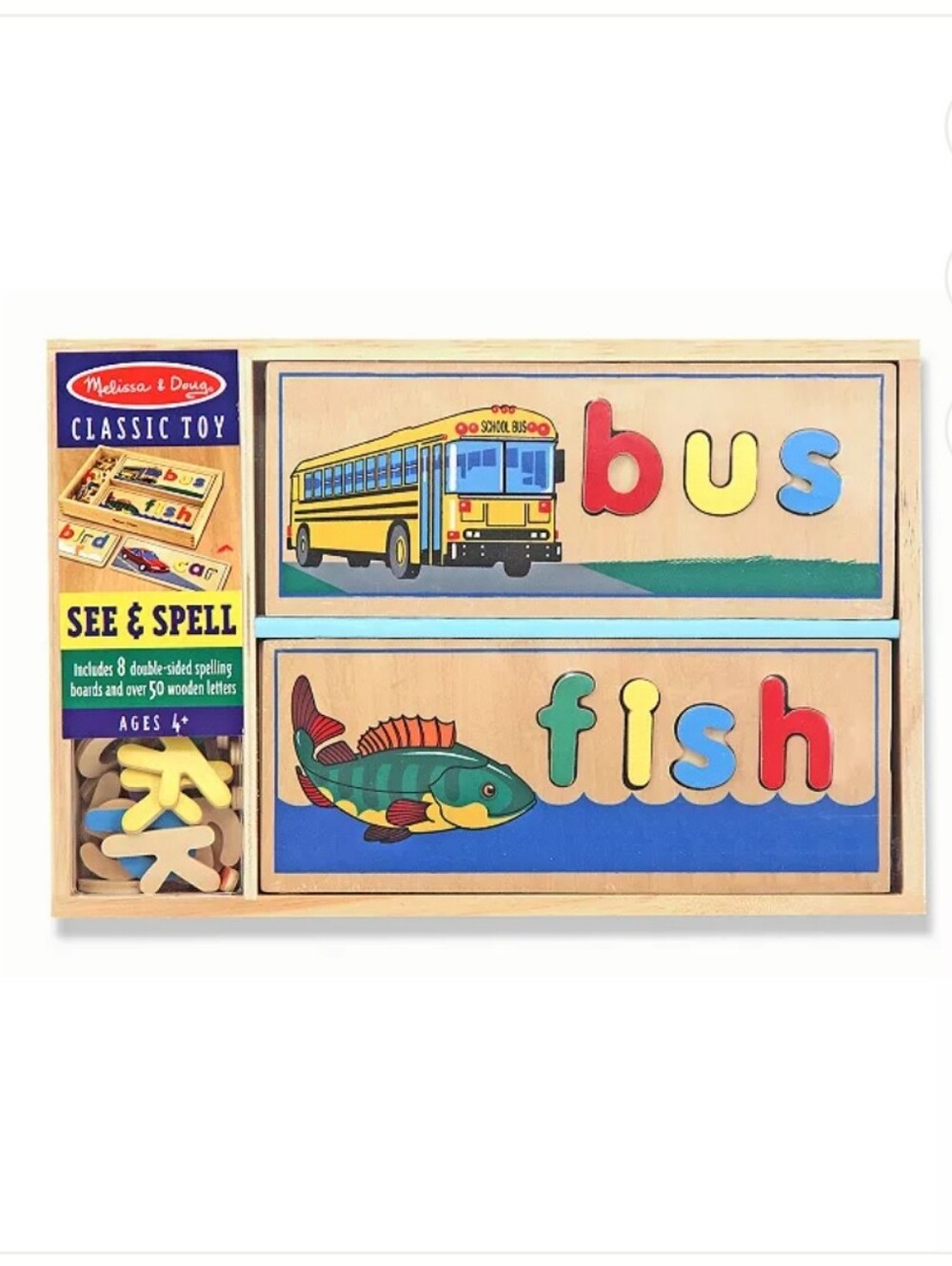 Melissa & Doug See & Spell Learning Toy 4 Age And Up